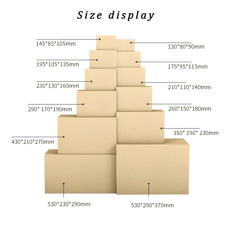 Corrugated shipping boxes