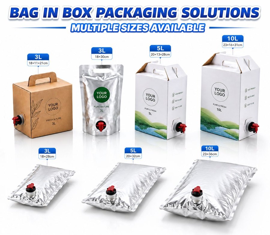 Bag in box for liquid fertilizer