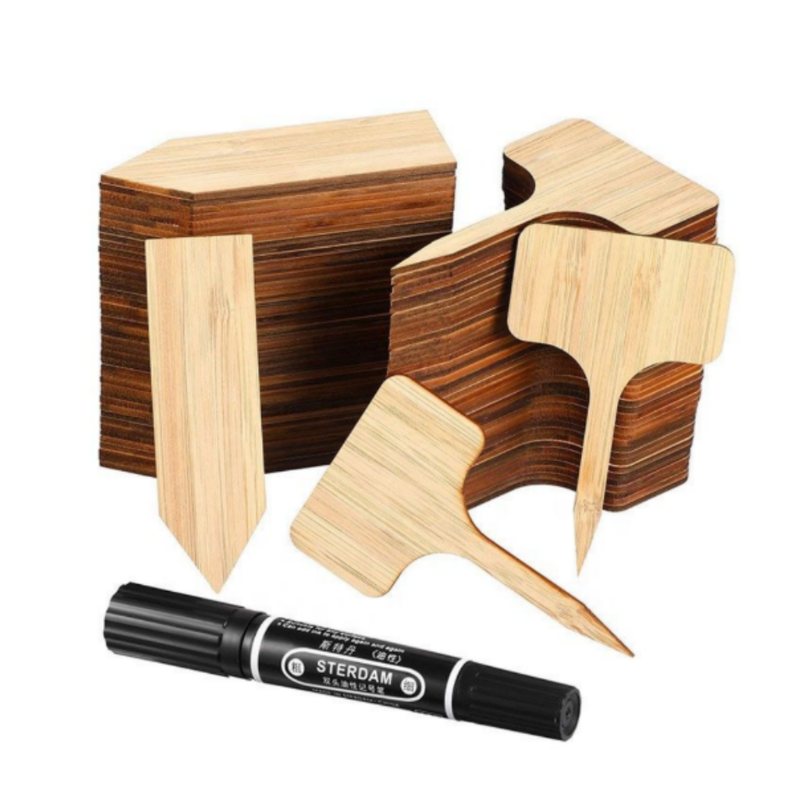 Bamboo T plant tags