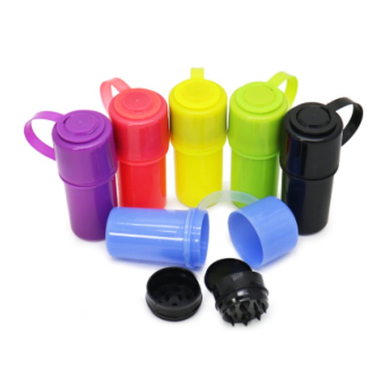 Custom plastic grinder containers · Pro 46 mm · 3 parts