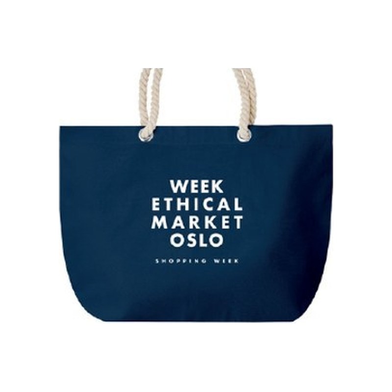 Cotton beach bag 55 × 15 × 39 cm