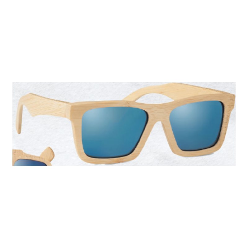 Bamboo sunglasses with case